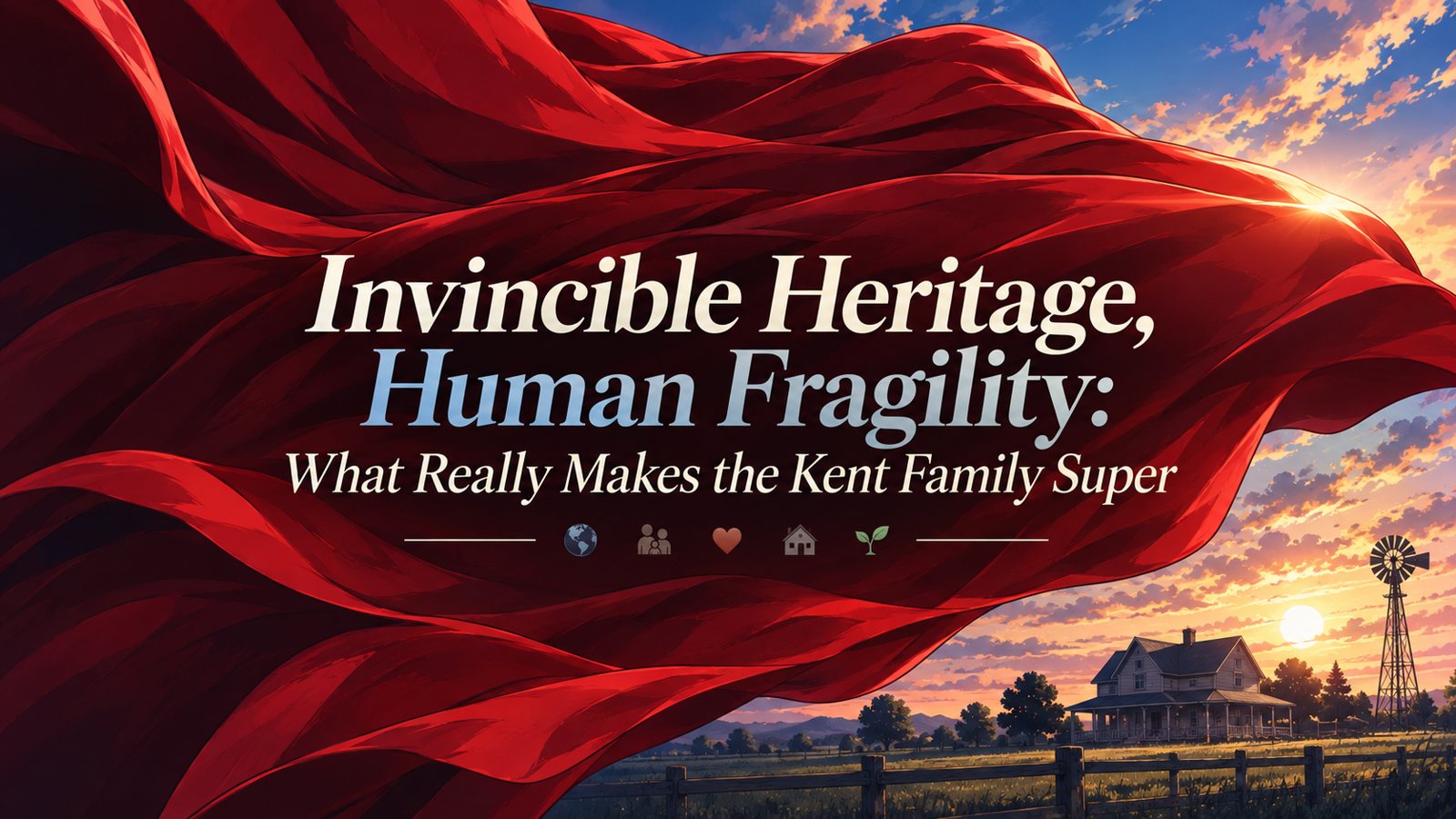 Cover art for the essay Invincible Heritage, Human Fragility: What Really Makes the Kent Family Super